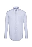 Seidensticker Herren Regular bügelfrei Business Shirt, Blau (Hellblau), 42 (L)