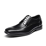 Bruno Marc Herren Anzugschuhe Derby Schnürschuhe Business Schuhe Formale Moderne Klassische SCHWARZ-E DP03-E Größe 42 (EUR)