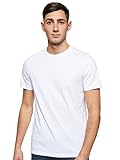 JACK & JONES Herren JJEORGANIC Basic Tee SS O-Neck NOOS T-Shirt, Weiß (White Detail: Slim), Medium (Herstellergröße: M)