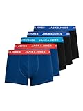 Jack & Jones Herren JacLee Trunks 5 Pack Boxershorts, Surf The Web, L EU
