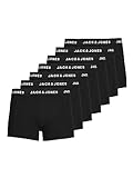JACK & JONES Male Boxershorts 7er-Pack, schwarz,L